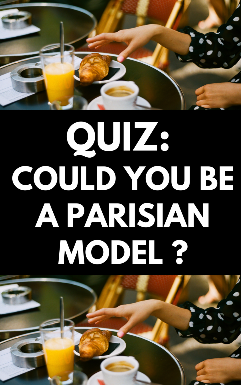 Quiz: Could you be a parisian model ?